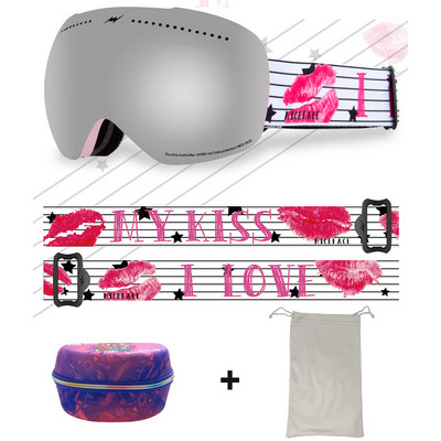 Žieminiai vėjui atsparūs slidinėjimo akiniai Moteriški lauko sportiniai akiniai Vyriški dvisluoksniai nerasojantys akiniai motociklams nuo saulės Apsauginiai akiniai