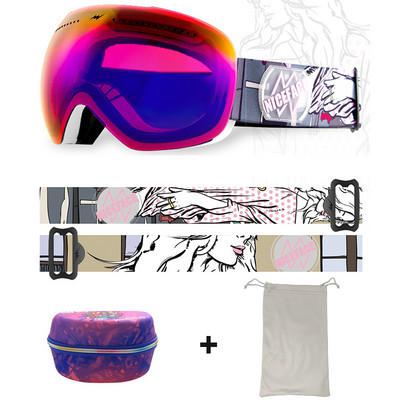 Žieminiai vėjui atsparūs slidinėjimo akiniai Moteriški lauko sportiniai akiniai Vyriški dvisluoksniai nerasojantys akiniai motociklams nuo saulės Apsauginiai akiniai