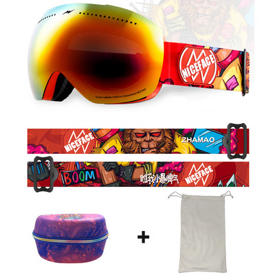 Žieminiai vėjui atsparūs slidinėjimo akiniai Moteriški lauko sportiniai akiniai Vyriški dvisluoksniai nerasojantys akiniai motociklams nuo saulės Apsauginiai akiniai