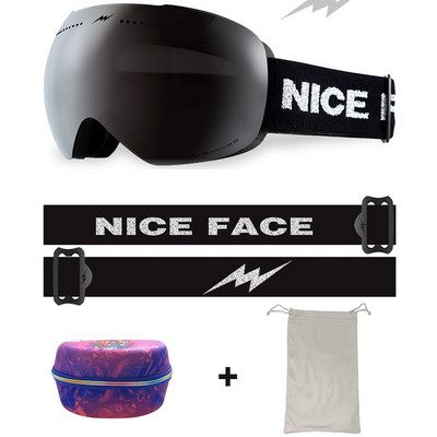 Žieminiai vėjui atsparūs slidinėjimo akiniai Moteriški lauko sportiniai akiniai Vyriški dvisluoksniai nerasojantys akiniai motociklams nuo saulės Apsauginiai akiniai