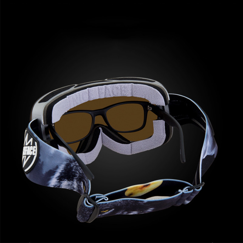 Žieminiai vėjui atsparūs slidinėjimo akiniai Moteriški lauko sportiniai akiniai Vyriški dvisluoksniai nerasojantys akiniai motociklams nuo saulės Apsauginiai akiniai