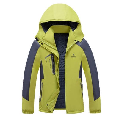 Ποδηλασία Ψάρεμα Αντιανεμικό Πεζοπορία Camping Fleece Παλτό εξωτερικού χώρου Χειμερινό αδιάβροχο αθλητικό Snowboarding μπουφάν για σκι ζεστό