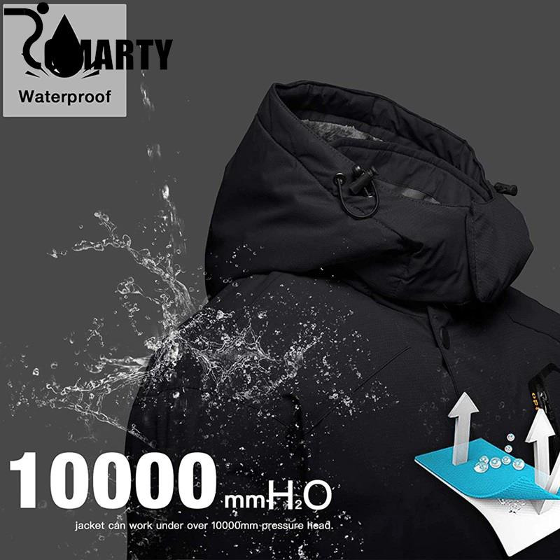 Važinėjimas dviračiu Žvejyba Neperšlampamas žygis kempingas Vilnas lauko paltas Žiemai atsparus vandeniui sportinis snieglenčių sportas Slidinėjimas šilta striukė