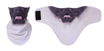 3D gyvūnų žiemos vilnos slidžių šalikas dviratininkams veido kaukė snieglenčių juosta galvos apdangalas Kaklo šildytuvas trikampis dviratis sustorėjęs seilinukai kepuraitės