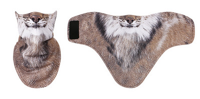 3D gyvūnų žiemos vilnos slidžių šalikas dviratininkams veido kaukė snieglenčių juosta galvos apdangalas Kaklo šildytuvas trikampis dviratis sustorėjęs seilinukai kepuraitės