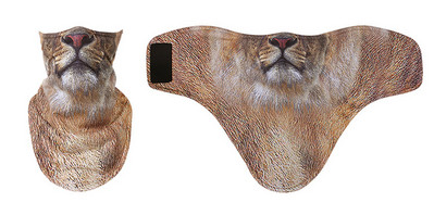 3D gyvūnų žiemos vilnos slidžių šalikas dviratininkams veido kaukė snieglenčių juosta galvos apdangalas Kaklo šildytuvas trikampis dviratis sustorėjęs seilinukai kepuraitės