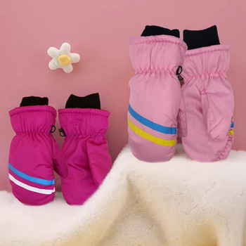 1 чифт зимни ръкавици Ски ръкавици против избледняване Удобни за носене Ски ръкавици