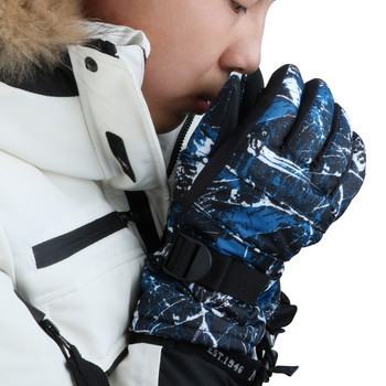 -30 Βαθμός άντρες γυναίκες αγόρι κορίτσι chidren παιδιά γάντια σκι Snowboard Γάντια Μοτοσικλέτα Χειμερινό σκι Αναρρίχηση Αδιάβροχα γάντια για το χιόνι