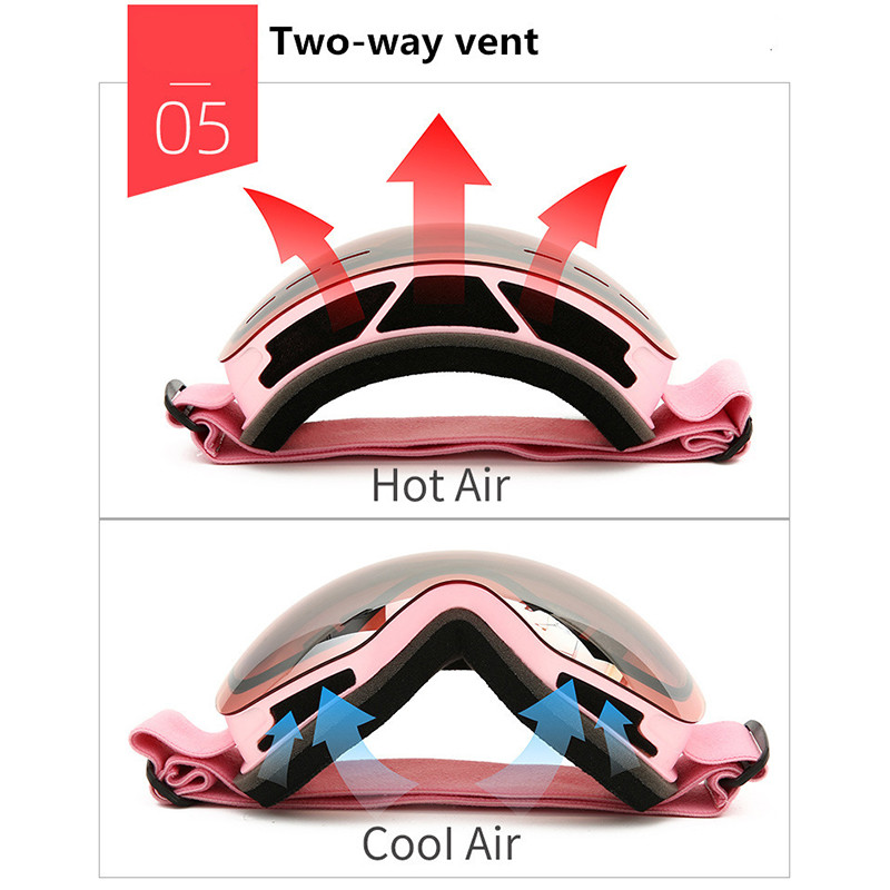 2022 m. slidinėjimo akiniai Žieminiai sniego vyrų sportiniai akiniai Dvisluoksniai nuo rasojimo UV apsaugos akiniai Moteriški snieglenčių slidinėjimo akiniai