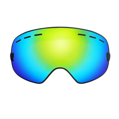 Slidinėjimo akiniai nuo rasojimo dvisluoksniai akiniai, poliarizuoti lęšiai, moteriški slidinėjimo akiniai Vyriški UV400 snieglenčių akiniai Vyriški, atsparūs vėjui, žieminiai akiniai