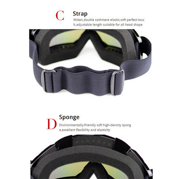 2022 НОВИ двуслойни очила за ски Ветроустойчиви Дамски очила за сняг, сноуборд Мъже Велосипед на открито Мотоциклет Спорт Ски Googles
