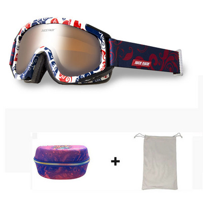 2022 m. nauja žieminė slidinėjimo kaukė sniego sferinė lauko sportinė slidinėjimo dviračių akiniai Dvisluoksniai nuo rasojimo atsparūs vėjui vyriški moteriški akiniai