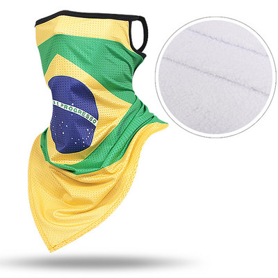 Dviračių galvos apdangalai Slidinėjimas Seilinukai Snieglenčių kaukė Bandana Žieminė Kaklo Šildė Vilna Trikampė Šalikas Čiuožimas Viso veido Kaukė Balaclava