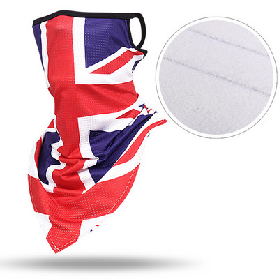 Dviračių galvos apdangalai Slidinėjimas Seilinukai Snieglenčių kaukė Bandana Žieminė Kaklo Šildė Vilna Trikampė Šalikas Čiuožimas Viso veido Kaukė Balaclava