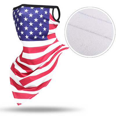 Dviračių galvos apdangalai Slidinėjimas Seilinukai Snieglenčių kaukė Bandana Žieminė Kaklo Šildė Vilna Trikampė Šalikas Čiuožimas Viso veido Kaukė Balaclava