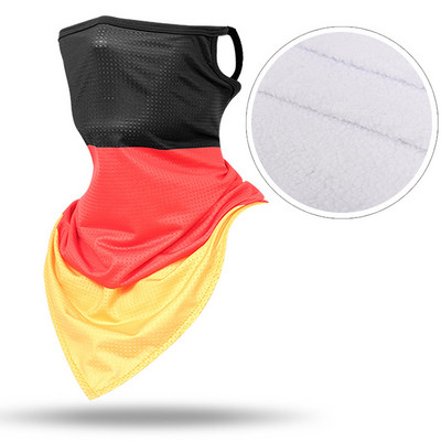 Dviračių galvos apdangalai Slidinėjimas Seilinukai Snieglenčių kaukė Bandana Žieminė Kaklo Šildė Vilna Trikampė Šalikas Čiuožimas Viso veido Kaukė Balaclava