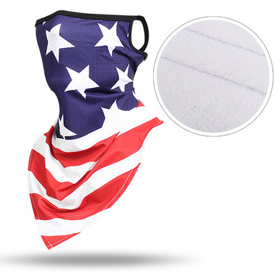 Dviračių galvos apdangalai Slidinėjimas Seilinukai Snieglenčių kaukė Bandana Žieminė Kaklo Šildė Vilna Trikampė Šalikas Čiuožimas Viso veido Kaukė Balaclava