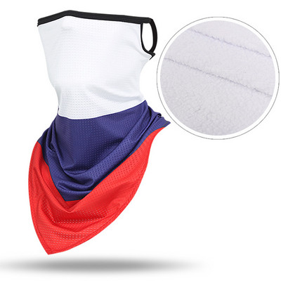 Dviračių galvos apdangalai Slidinėjimas Seilinukai Snieglenčių kaukė Bandana Žieminė Kaklo Šildė Vilna Trikampė Šalikas Čiuožimas Viso veido Kaukė Balaclava