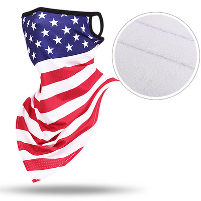 Dviračių galvos apdangalai Slidinėjimas Seilinukai Snieglenčių kaukė Bandana Žieminė Kaklo Šildė Vilna Trikampė Šalikas Čiuožimas Viso veido Kaukė Balaclava