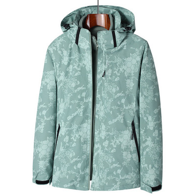 New 3 In 1 Women Winter Jacket Print Waterproof Windbreaker Outdoor Rain Hooded Fleece Ski Jacket Snowboard Warm Snow Coat Sale