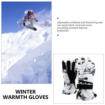 Γάντια Αδιάβροχα Ski Snow Γυναικεία Χειμώνας Ανδρικά Αγόρια Snowmobile Snowboard Οθόνη αφής Οικιακά Προμήθειες Ιππασίας Ζεστό χέρι