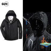 3 σε 1 Ski Wear Αδιάβροχο αντιανεμικό γυναικείο μπουφάν για χειμωνιάτικο ζεστό σετ κουκούλα για σκι Ενδύματα Snowboard για σκι