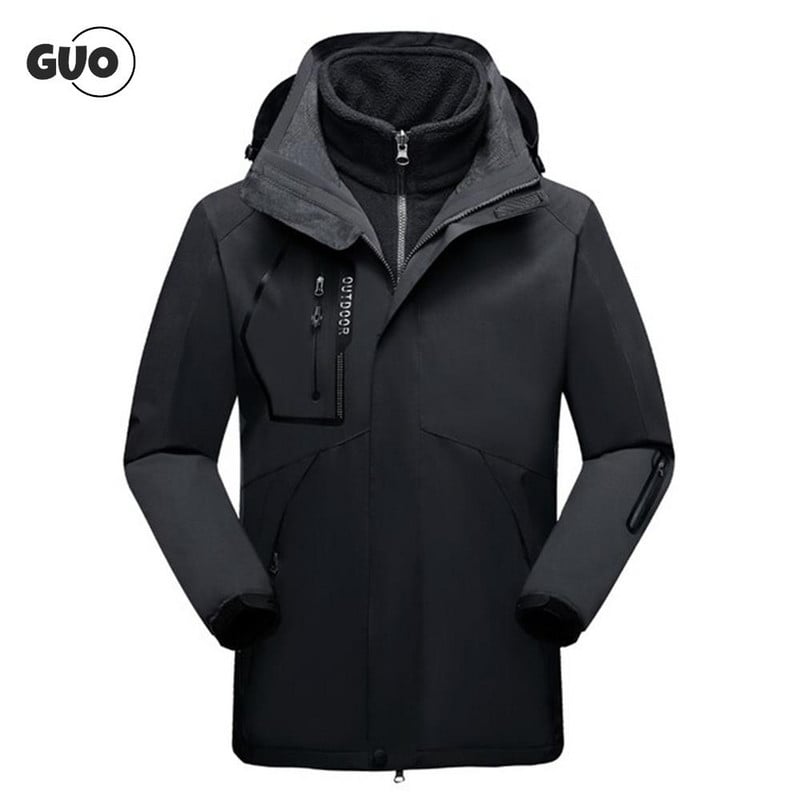 „Trys viename“ slidinėjimo apranga, vandeniui atspari vėjui atspari striukė moterims, šilta, žiemai skirta slidinėjimo džemperio rinkinys, slidinėjimo snieglenčių apranga