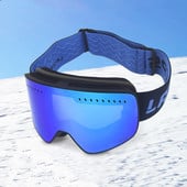 Dvisluoksniai slidinėjimo akiniai Žieminiai sniego sportai Vyriški akiniai nuo rasojimo nuo UV spindulių apsauga nuo vėjo Moteriški akiniai slidinėjimo lauke snieglenčių sportui