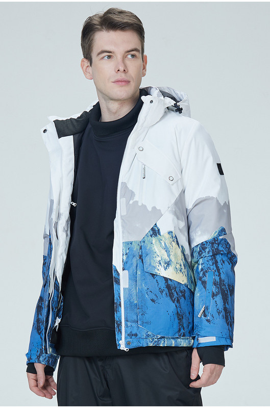 Jachete de schi pentru bărbați și femei Jachete de iarnă pentru sport în aer liber, rezistente la vânt și la apă.