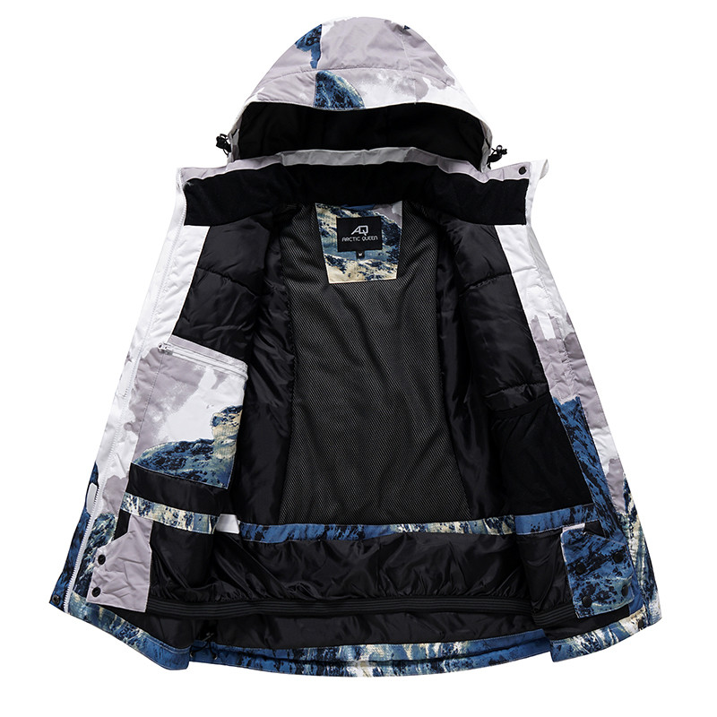 Jachete de schi pentru bărbați și femei Jachete de iarnă pentru sport în aer liber, rezistente la vânt și la apă.