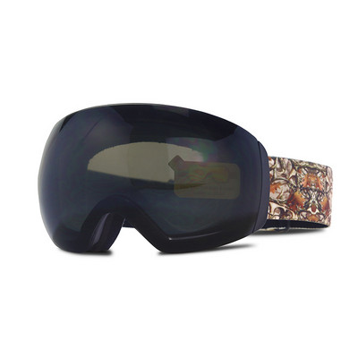 Sniego slidinėjimo akiniai suaugusiems, dvigubi sluoksniai UV400 nuo rasojimo, moteriški vyriški akiniai lauke, atsparūs sniegui, moteriški snieglenčių akiniai