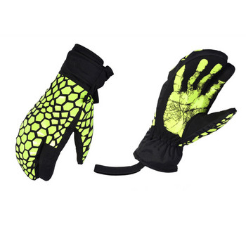 1 чифт ски ръкавици Зимни ръкавици Водоустойчиви ръкавици с 3 пръста Сензорен екран Топли ръкавици за ски на открито Топли ръкавици XR-Hot