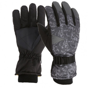 Мъжки, женски ски ръкавици Ултралеки водоустойчиви зимни топли ръкавици Ръкавици за сноуборд Каране на мотоциклет Сняг Ветроустойчиви ръкавици