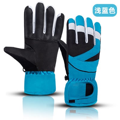 Nauji rudens žiemos užsiėmimai lauke vaikams, vėjui atsparios, vandeniui atsparios pirštinės Animacinis filmas Šiltas studentas berniukas mergaitei slidinėjimo snieglenčių pirštinės