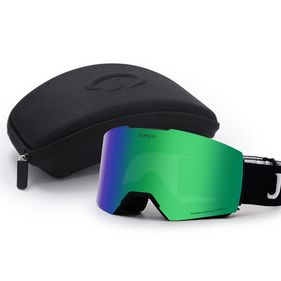 Magnetinio stulpelio paviršiaus PC slidinėjimo akiniai dvigubi nerasojantys lauko snieglenčių akiniai vyriški ir moteriški modeliai slidinėjimo akiniai