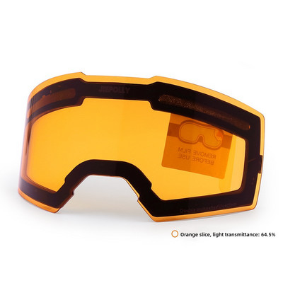 Magnetinio stulpelio paviršiaus PC slidinėjimo akiniai dvigubi nerasojantys lauko snieglenčių akiniai vyriški ir moteriški modeliai slidinėjimo akiniai