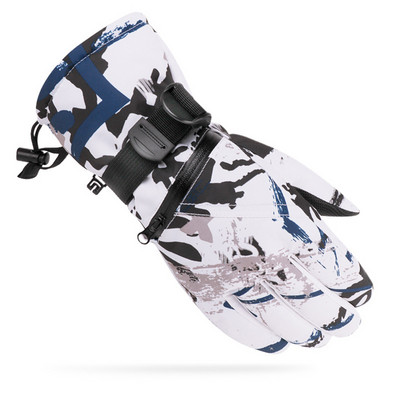 Ανδρικά γάντια σκι Fleece Snowboard Γάντια Snowmobile Μοτοσικλέτα ιππασίας Χειμερινά γάντια Αντιανεμικά αδιάβροχα γυναικεία γάντια για το χιόνι