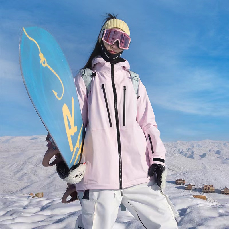 Sídzseki Női Férfi Téli Kültéri Meleg Szélálló Vízálló Snowboard Kabátok Női Szerszámos Hókabát Napi Thermal Kabát