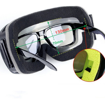 PC ски очила с двойна леща Очила за сноуборд спорт на открито против мъгла и вятър за мъже и жени сноуборд очила