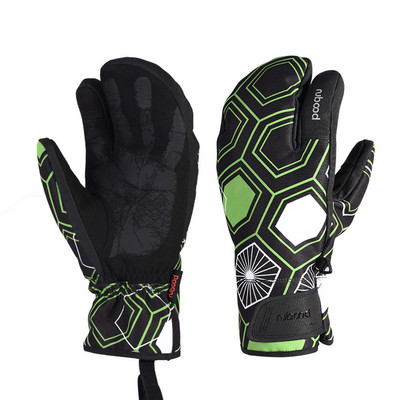 Naujo stiliaus slidinėjimo pirštinės, atsparios žiemos šalčiui -30° šilumos, atsparios vėjui ir vandeniui atsparus jutiklinis ekranas.