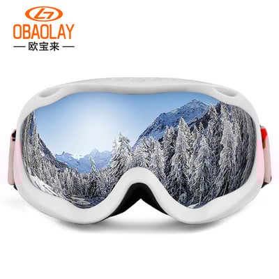 Sferiniai dvigubi HD slidinėjimo akiniai vyriški ir moteriški lauko sporto akiniai žieminiai lauko snieglenčių akiniai