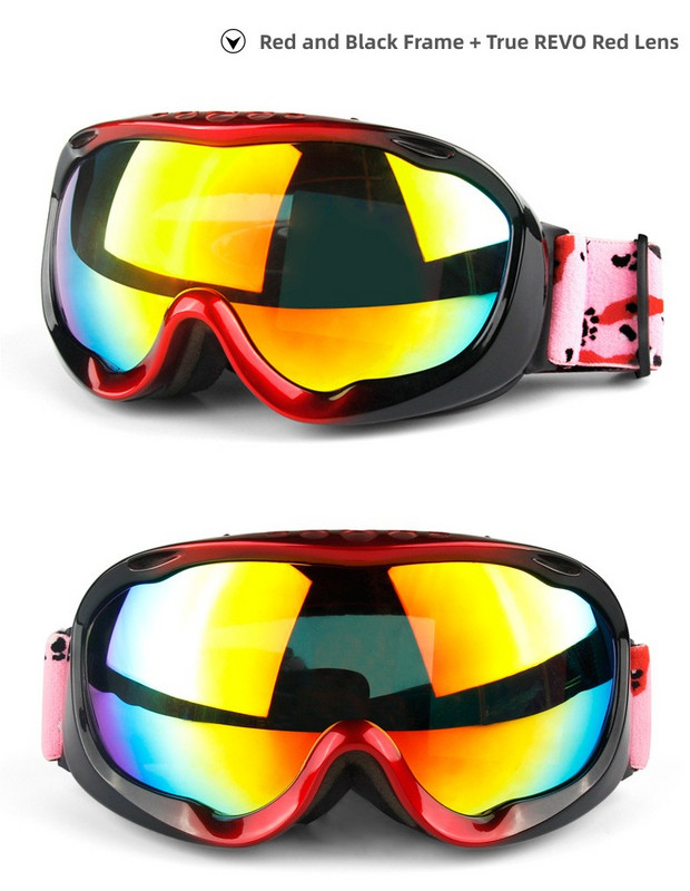 Sferiniai dvigubi HD slidinėjimo akiniai vyriški ir moteriški lauko sporto akiniai žieminiai lauko snieglenčių akiniai