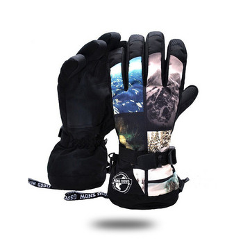 2022 Αδιάβροχα γυναικεία γάντια σκι Αθλητικά ζεστά ανδρικά γάντια για χιόνι Γάντια εξωτερικού χώρου Γυναικεία γάντια βουνίσια γυναικεία ενδύματα επιβίβασης