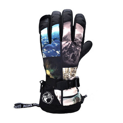 2022 m. Neperšlampamos moters slidinėjimo pirštinės Sportinės Šiltos Vyriškos Sniego pirštinės Lauke Moteriškos Pirštinės kalnuose Moterų įlaipinimo pirštinės