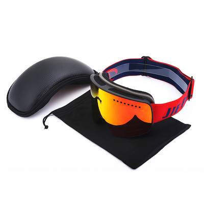 Stulpelio paviršiaus magnetiniai kompiuteriniai snieglenčių akiniai dvigubi itališki slidinėjimo akiniai nuo rasojimo, vyriški ir moteriški lauko sportiniai slidinėjimo akiniai