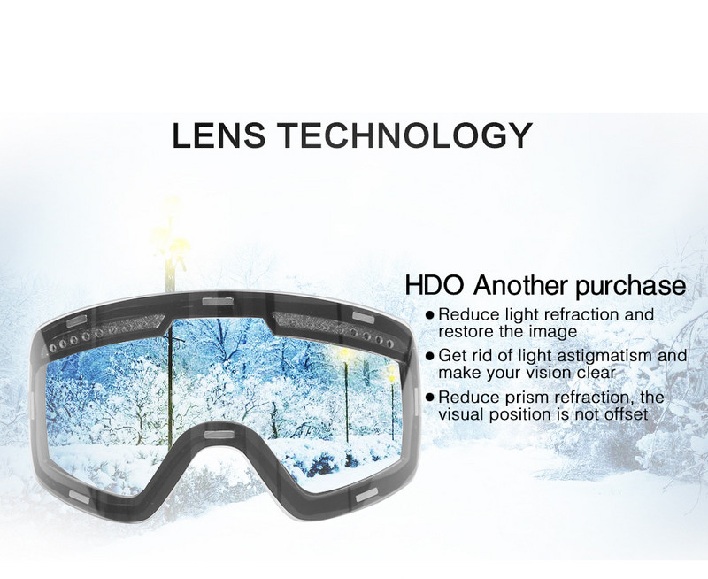 Stulpelio paviršiaus magnetiniai kompiuteriniai snieglenčių akiniai dvigubi itališki slidinėjimo akiniai nuo rasojimo, vyriški ir moteriški lauko sportiniai slidinėjimo akiniai