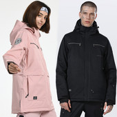 Žiemos nauja viršutinė slidinėjimo striukė šilta vyrų moteriška lauko sporto kalnų snieglenčių striukė vėjui atspari vandeniui slidinėjimo kostiumas su gobtuvu