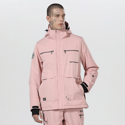 Žiemos nauja viršutinė slidinėjimo striukė šilta vyrų moteriška lauko sporto kalnų snieglenčių striukė vėjui atspari vandeniui slidinėjimo kostiumas su gobtuvu