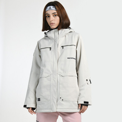 Žiemos nauja viršutinė slidinėjimo striukė šilta vyrų moteriška lauko sporto kalnų snieglenčių striukė vėjui atspari vandeniui slidinėjimo kostiumas su gobtuvu