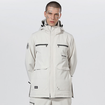 Žiemos nauja viršutinė slidinėjimo striukė šilta vyrų moteriška lauko sporto kalnų snieglenčių striukė vėjui atspari vandeniui slidinėjimo kostiumas su gobtuvu